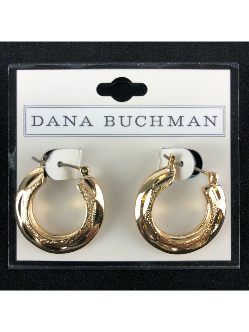 Dana Buchman Earrings Gold-tone Hoops